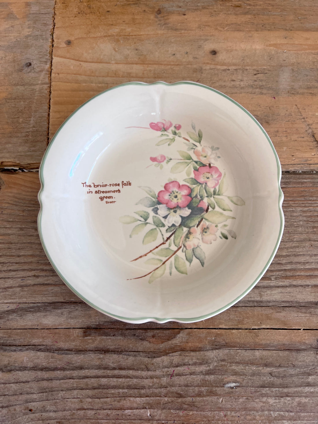 Royal Winton schaalt, Diary Country collectie, Edith Holden servies, vintage servies Royal Winton, Engelse porselein schaalt, Royal Winton porselein, landelijke stijl servies, decoratieve schaalt, Royal Winton collectie kopen.