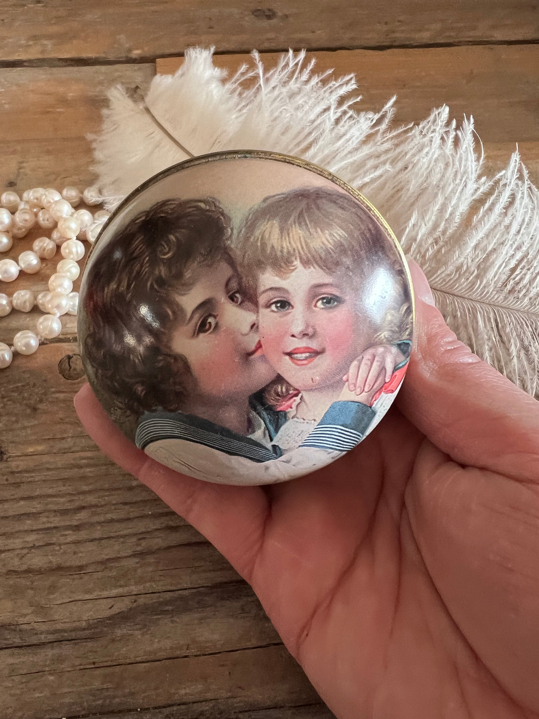Vintage snoepblikje Chambers Candy XL
