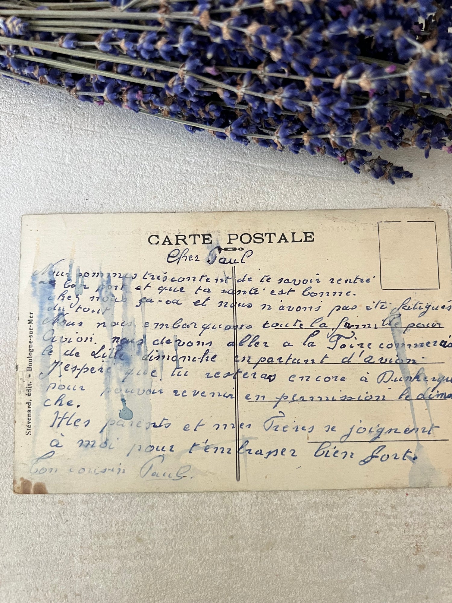 Vintage anscihtkaart Boulogne sur Mer