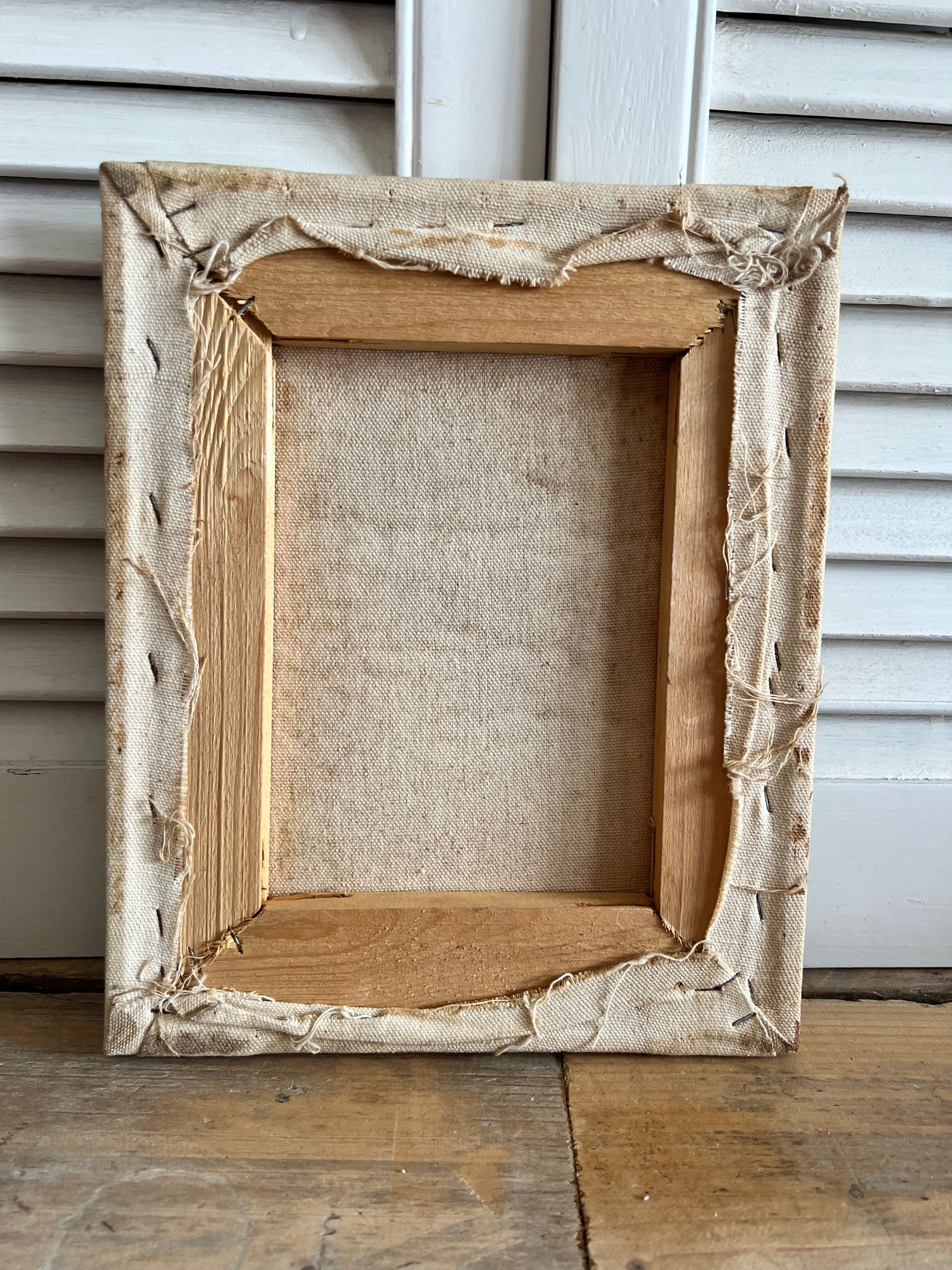 Prent van amaryllissen op canvas vintage
