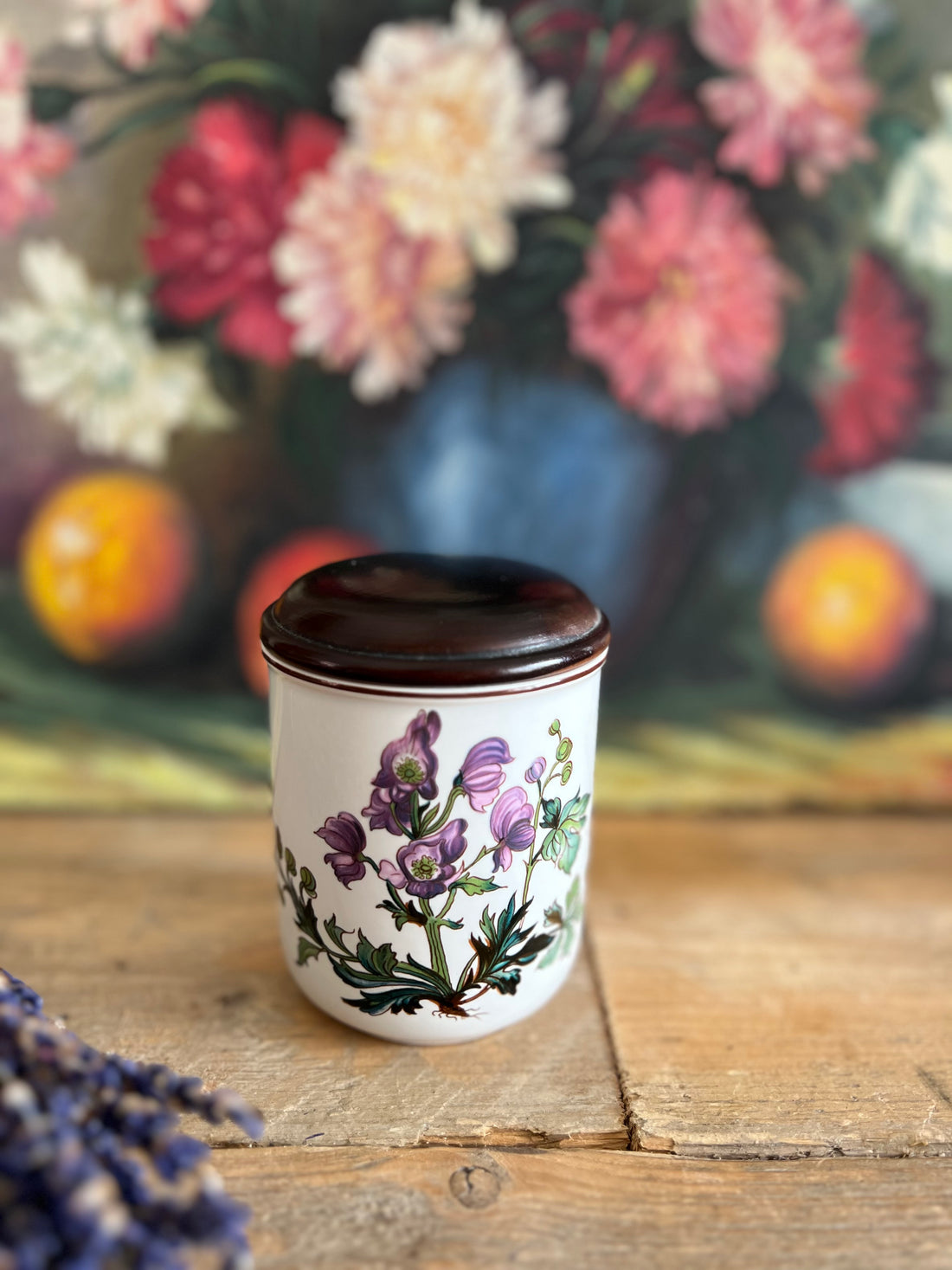 Villeroy &amp; Boch Botanica voorraadpotje aconitum napellus