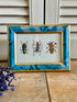 Jaren 80 fotolijstje blauw