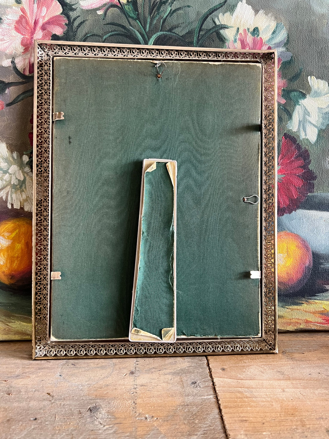 Vintage fotolijst met afbeelding Libelle