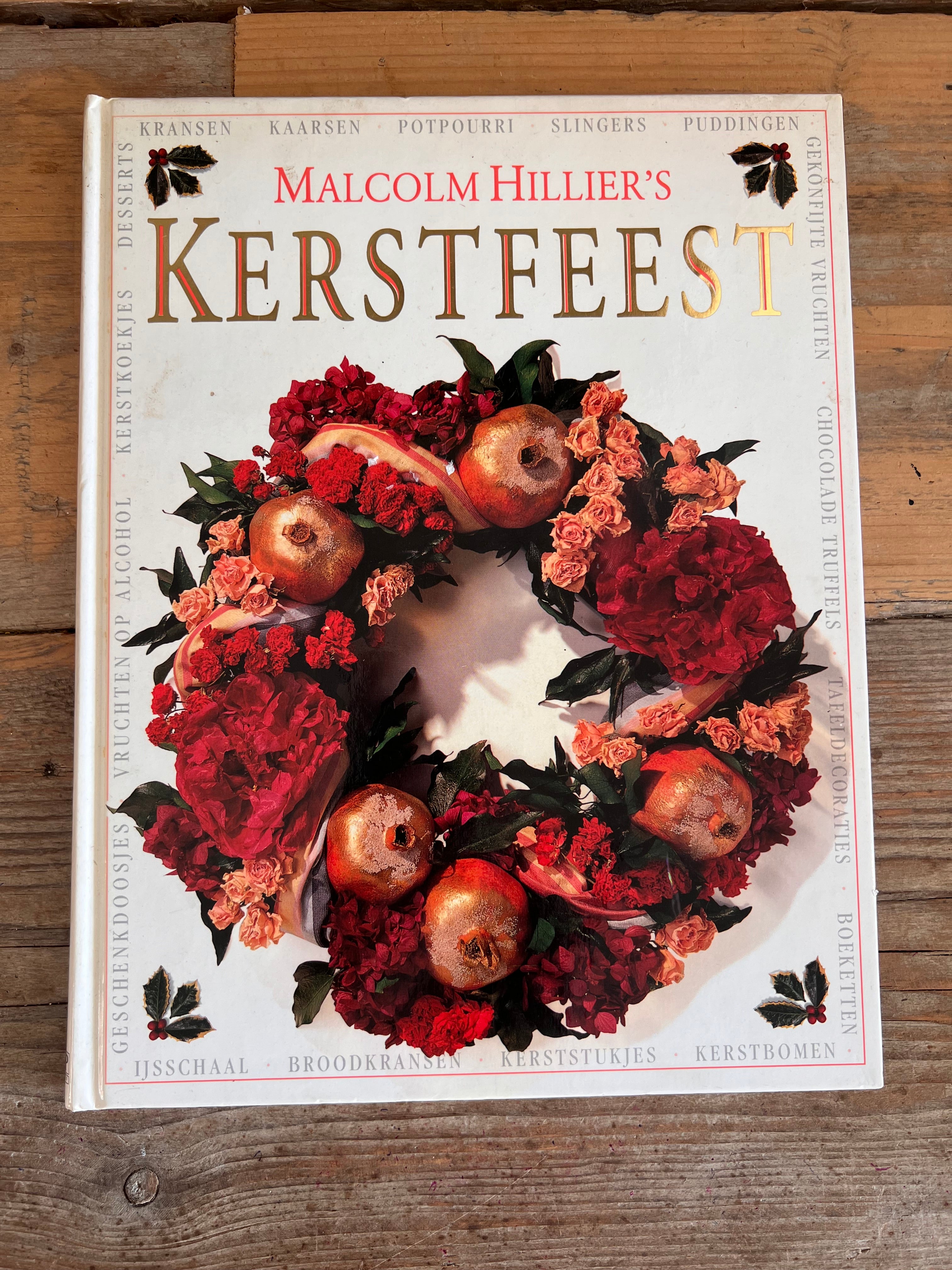 Boek kerstfeest Malcom Hillier&