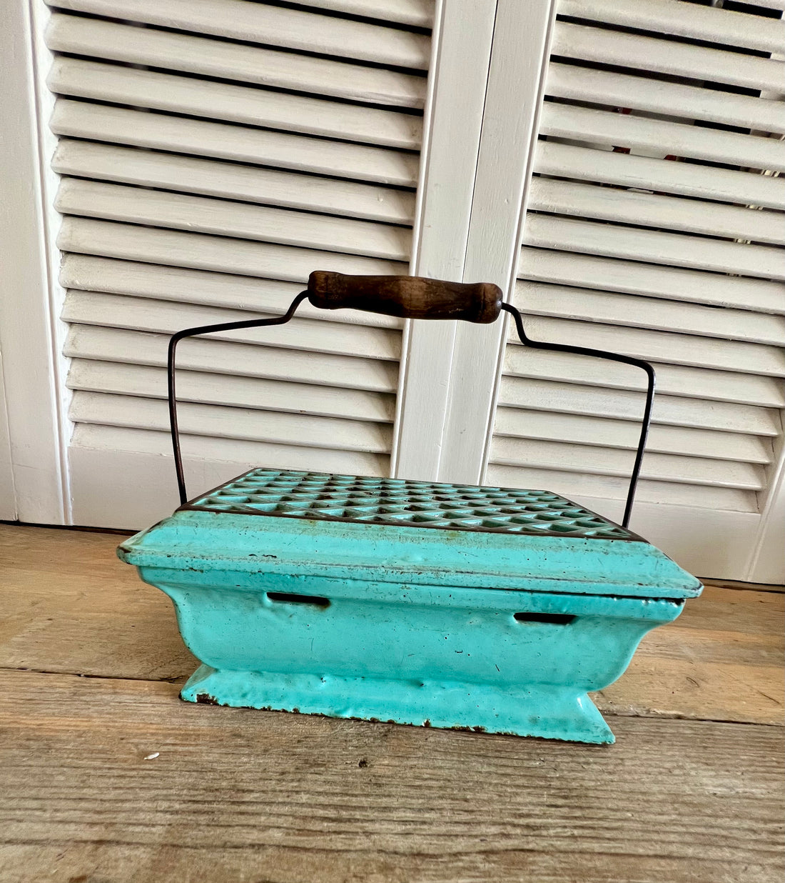 Antieke Franse voetenwarmer