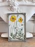 &nbsp;vintage fotolijstje, fotolijstje met illustratie, gele klaproos, botanische fotolijst, sfeervolle fotolijst, fotolijstje huisdecoratie, tijdloze fotolijst, decoratie woonkamer, houten fotolijst, natuurprint lijstje.