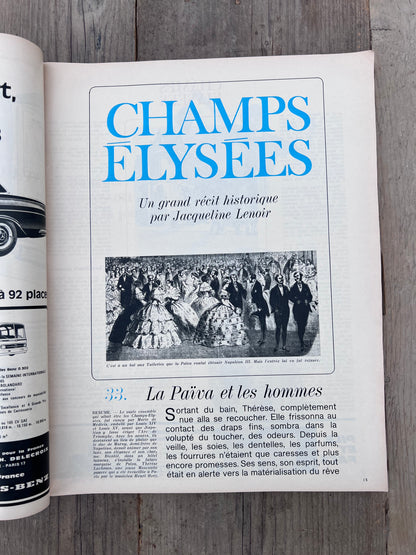 Jours de France 1966, vintage tijdschrift Brigitte Bardot, Brigitte Bardot cover, retro Franse magazines, 60s Franse popcultuur, vintage Jours de France, Brigitte Bardot memorabilia, antiek Frans tijdschrift, nostalgisch magazine jaren 60