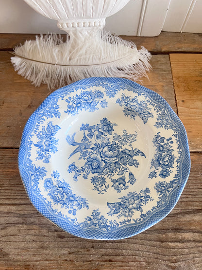 Asiatic Pheasants soepbord kleur blauw