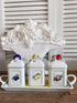 Villeroy &amp; Boch jampotjes, French Garden Charm, puntgave jampotjesset, porseleinen jampot, Villeroy &amp; Boch ontbijtservies, vintage French Garden Charm, stijlvolle jampot set, Villeroy &amp; Boch porselein, Franse tuinmotieven, Villeroy &amp; Boch servies kopen