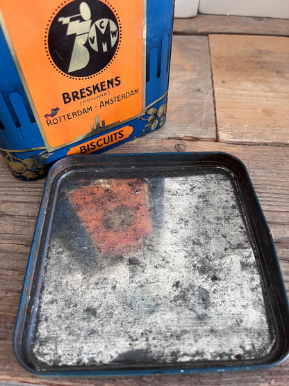 Van Melle koektrommel met vogels