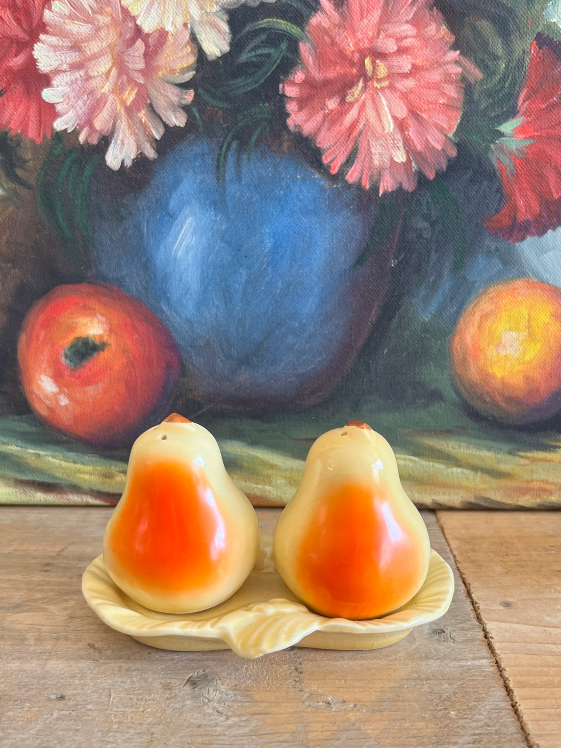 Peper- en zoutstel peren vintage