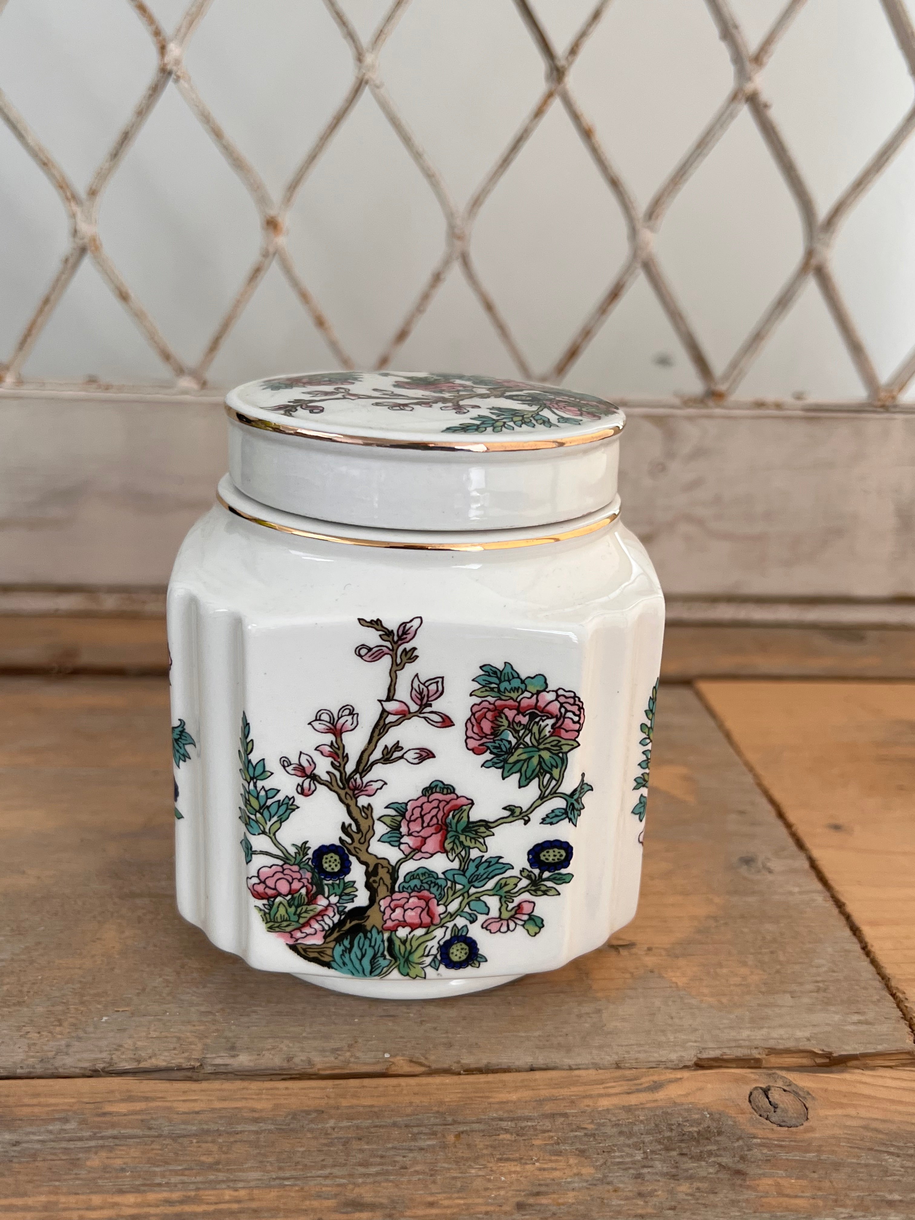 Indian Tree tea caddy Sadler