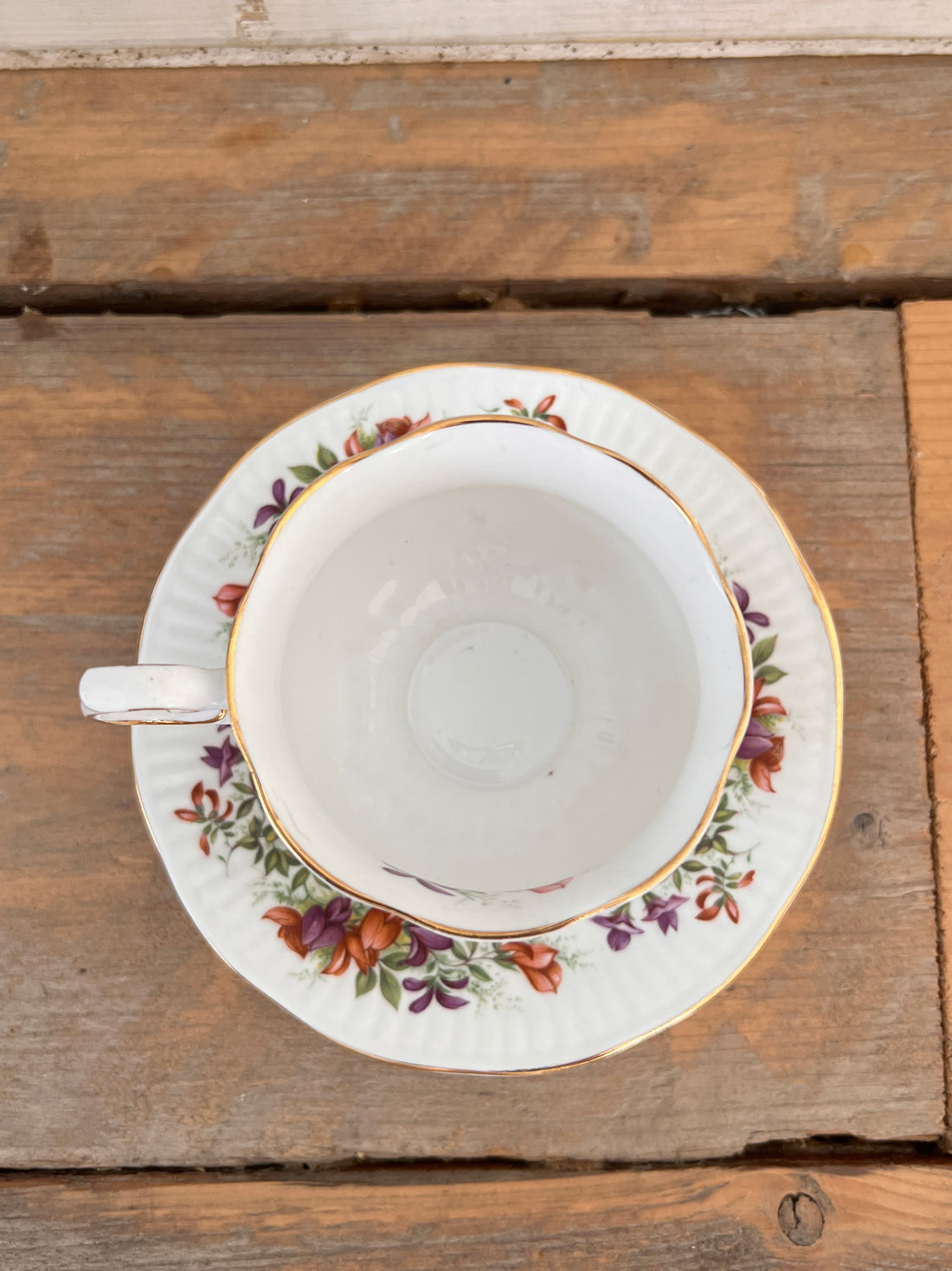 Cup and saucer Wild Flowers